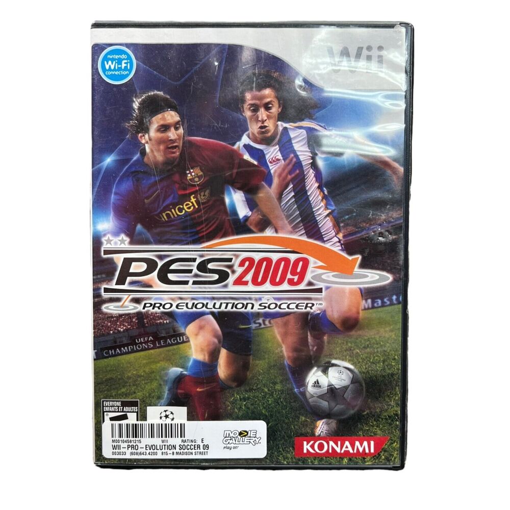 Nintendo WII PES2009 Pro Evolution Soccer Futbol Video Game